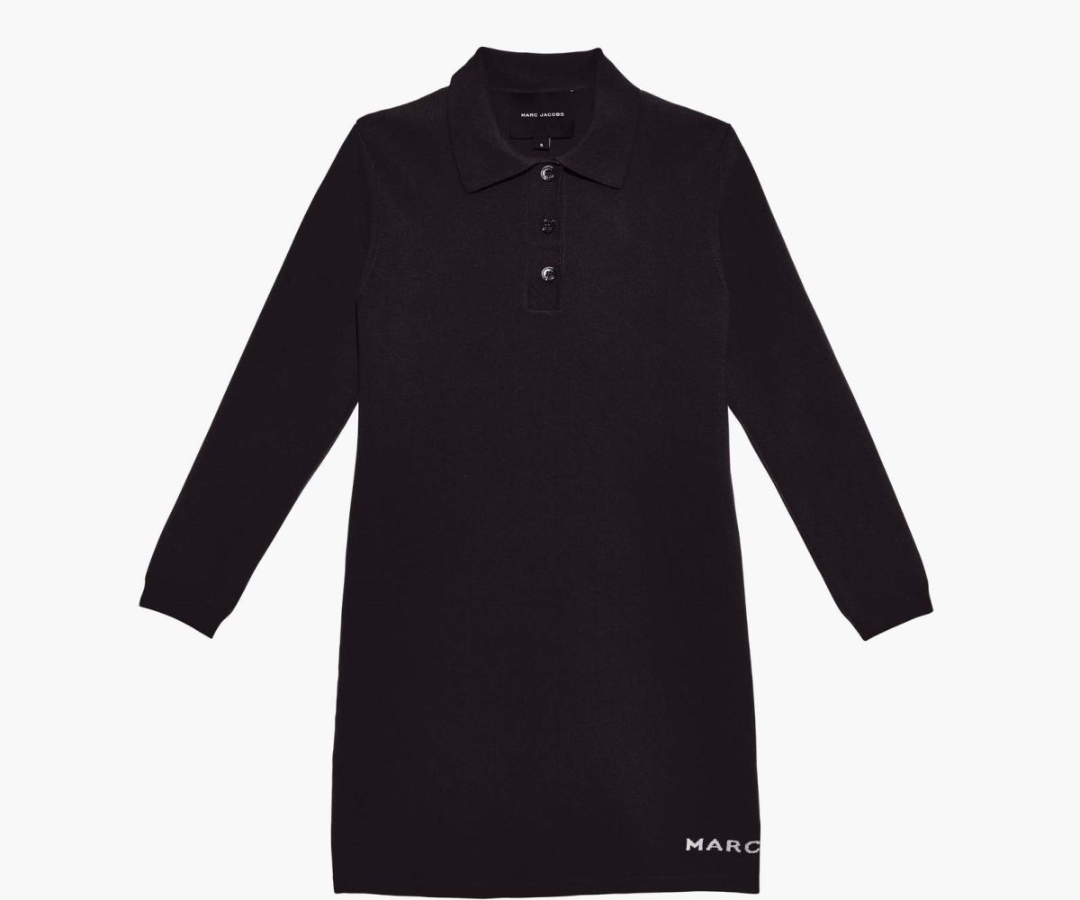 Marc Jacobs 3/4 Tennis Dress Black | YWU-527139