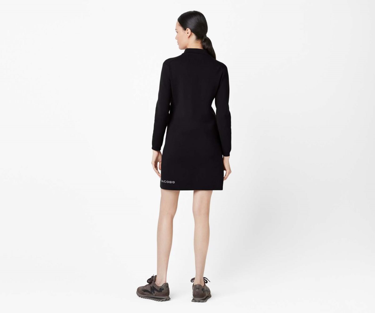 Marc Jacobs 3/4 Tennis Dress Black | YWU-527139