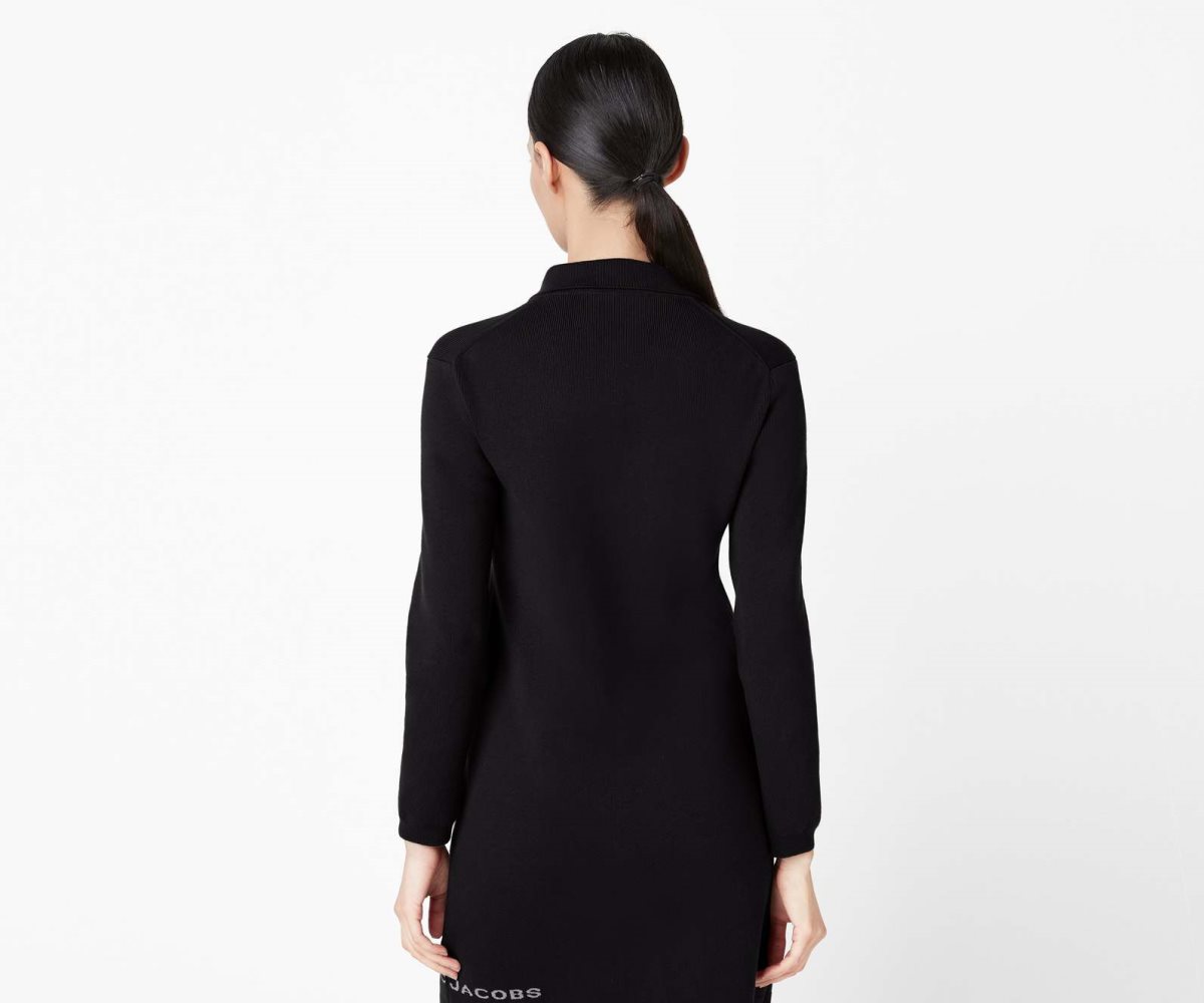 Marc Jacobs 3/4 Tennis Dress Black | YWU-527139