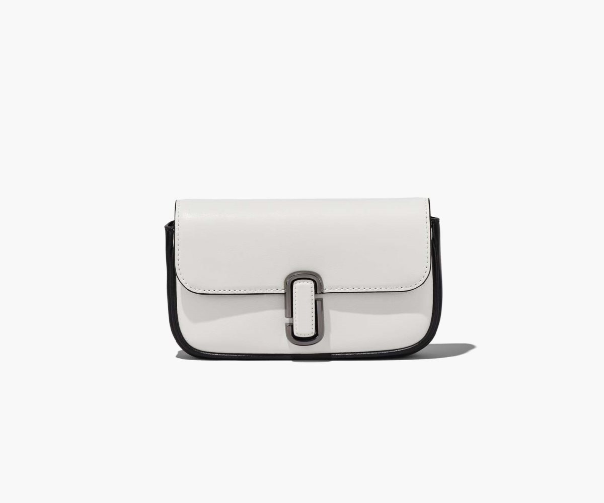 Marc Jacobs Bi-Color J Marc Mini Bag Black/White | SYJ-813759