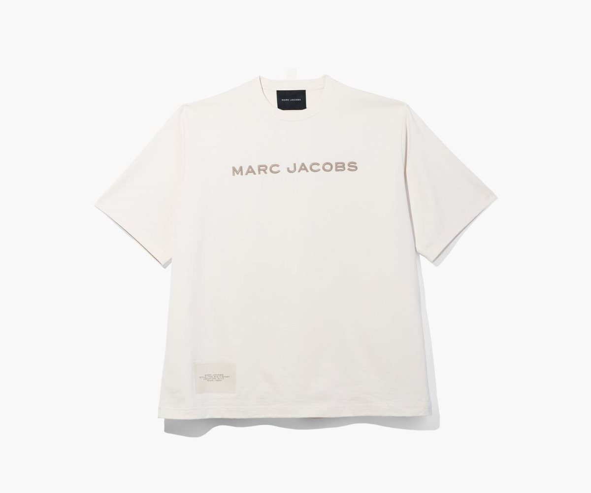 Marc Jacobs Big T-Shirt Chalk | ITH-068531