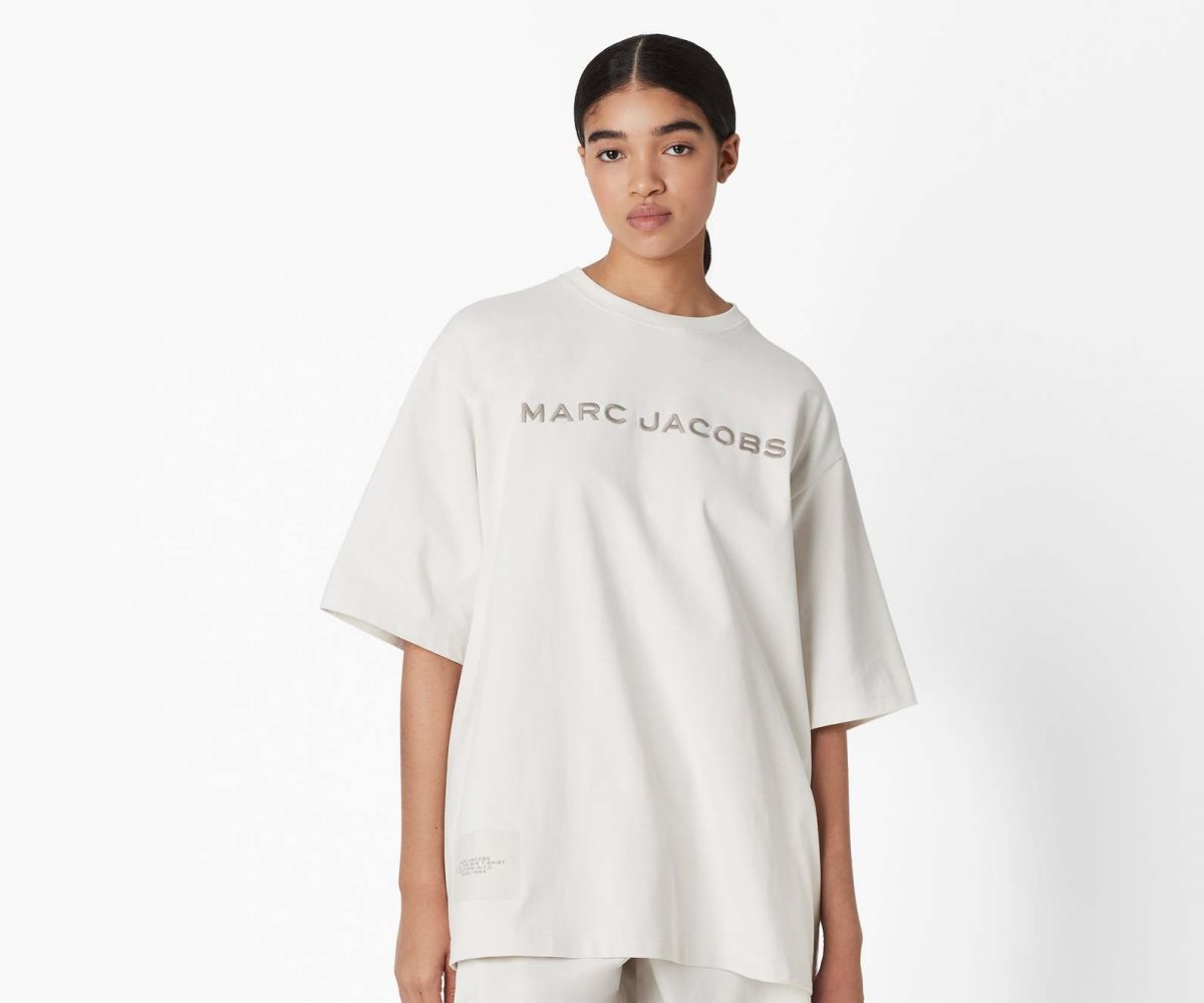 Marc Jacobs Big T-Shirt Chalk | ITH-068531