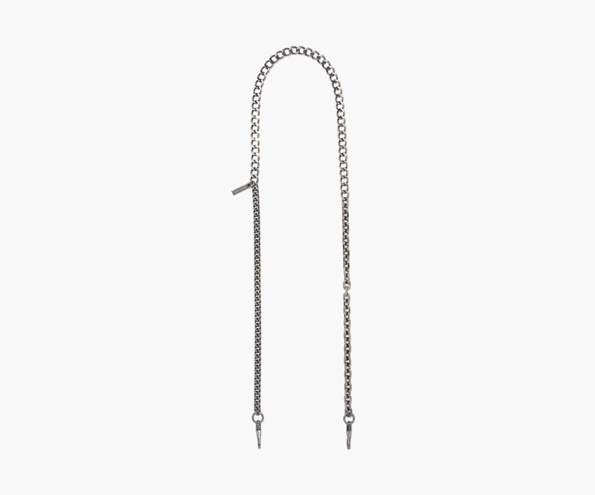 Marc Jacobs Chain Strap Gunmetal | GHI-568014