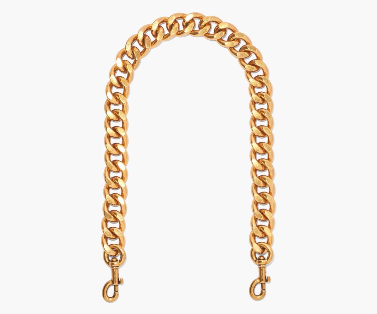 Marc Jacobs Chainlink Shoulder Strap Gold | UXS-065928
