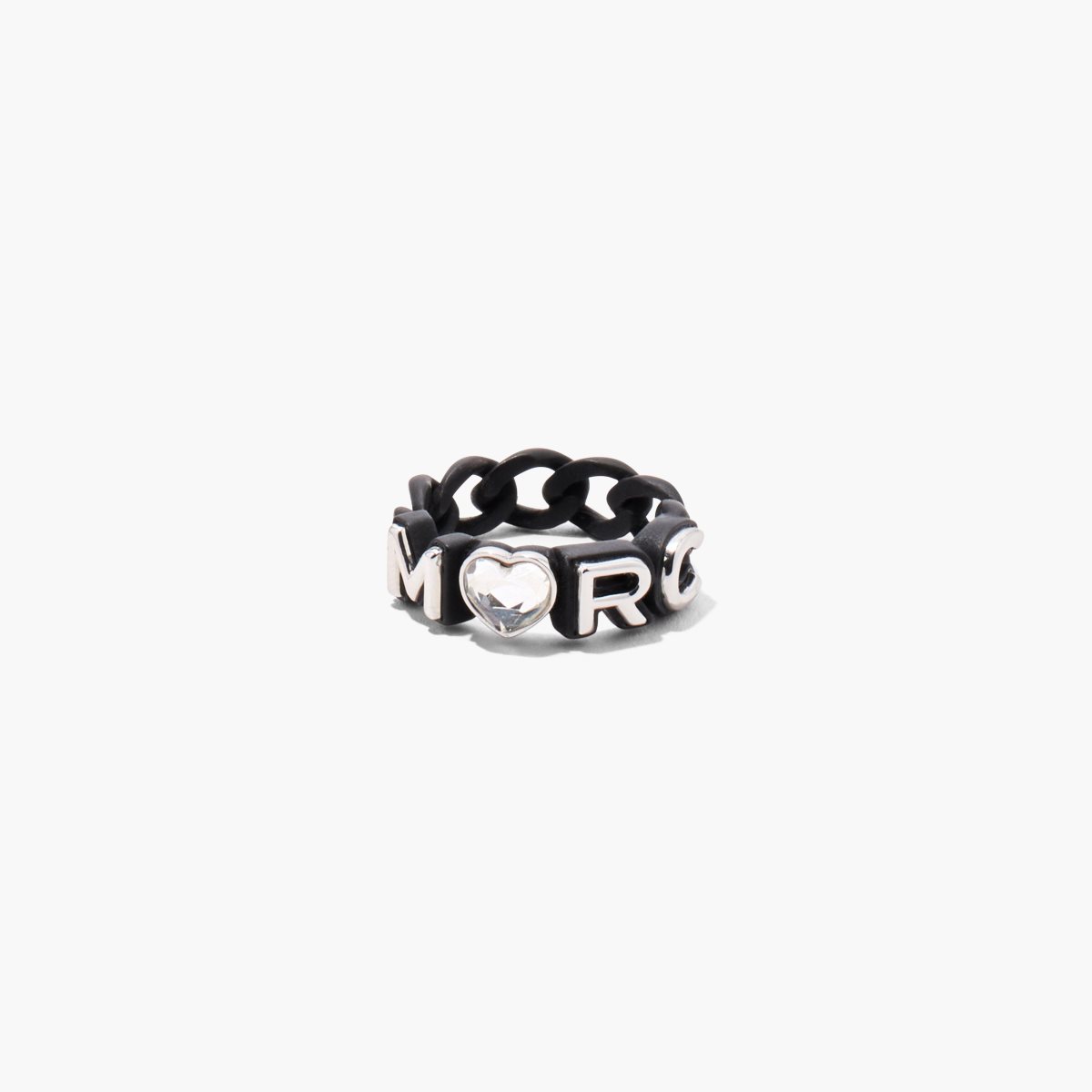 Marc Jacobs Charmed Marc Chain Ring Black Multi | QWL-612038