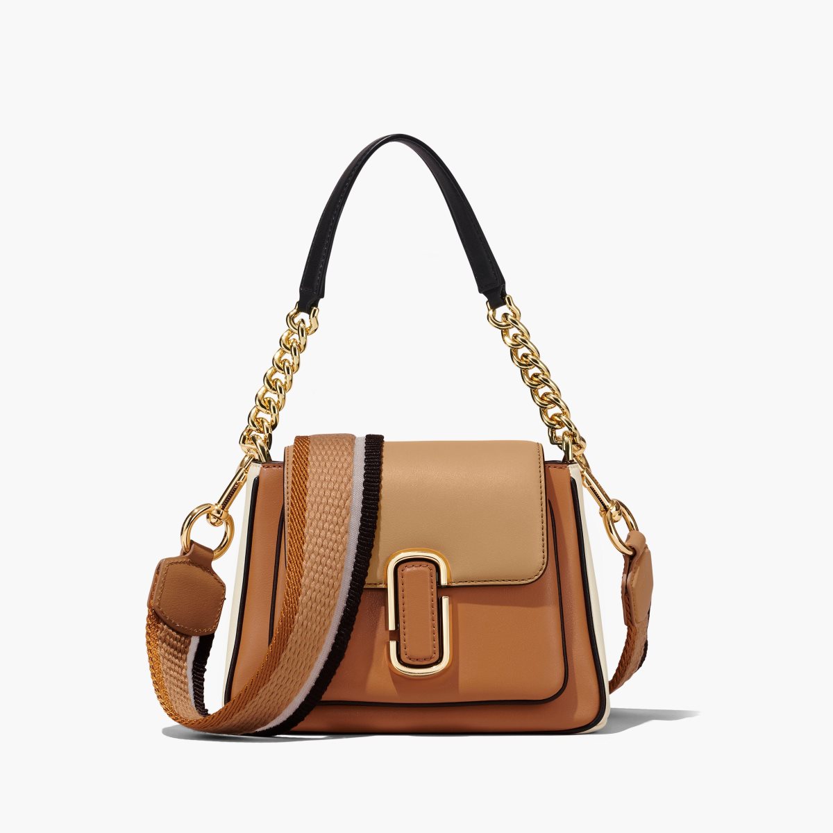 Marc Jacobs Colorblock J Marc Chain Mini Satchel Cathay Spice Multi | INC-263148