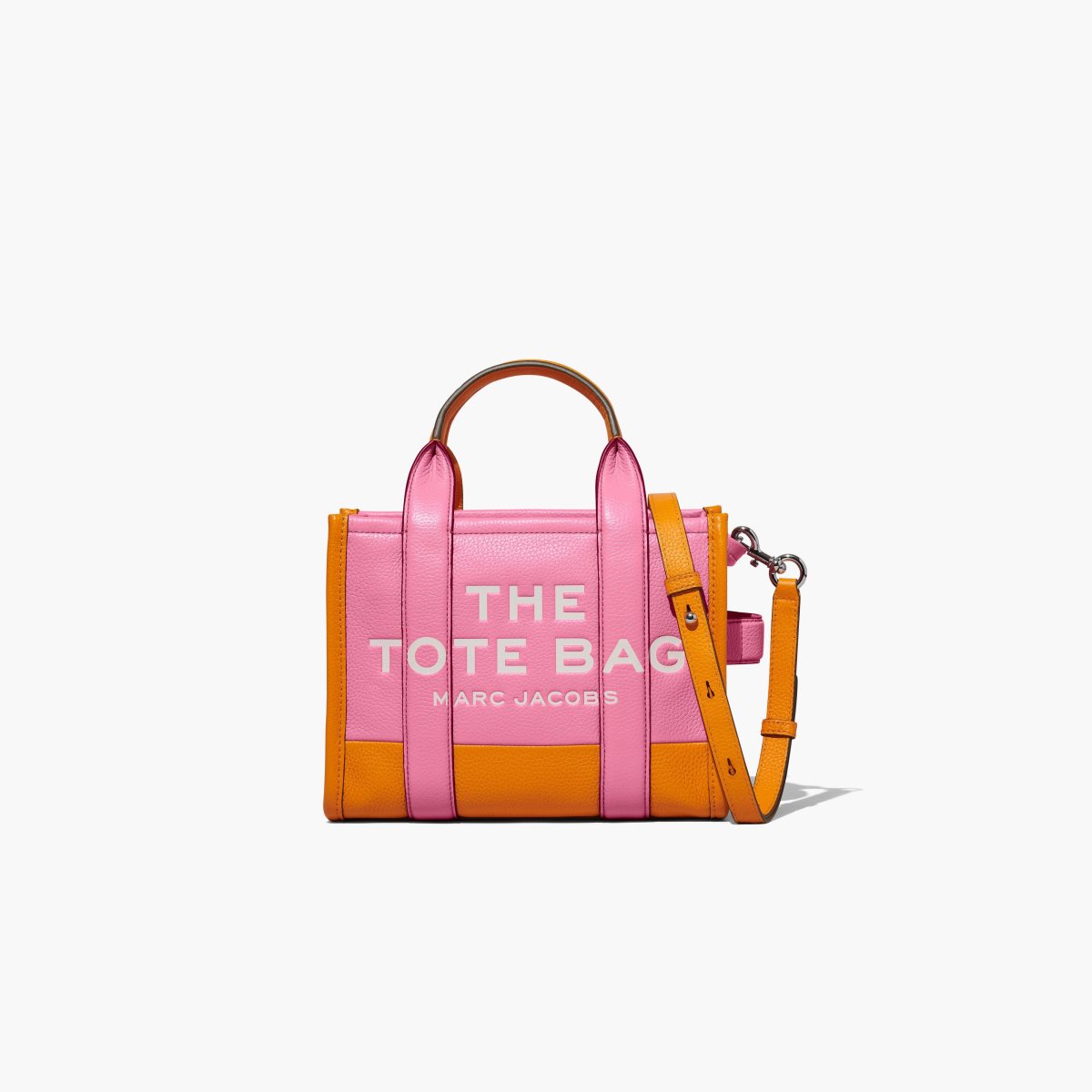 Marc Jacobs Colorblock Mini Tote Bag Candy Pink Multi | NWM-183296