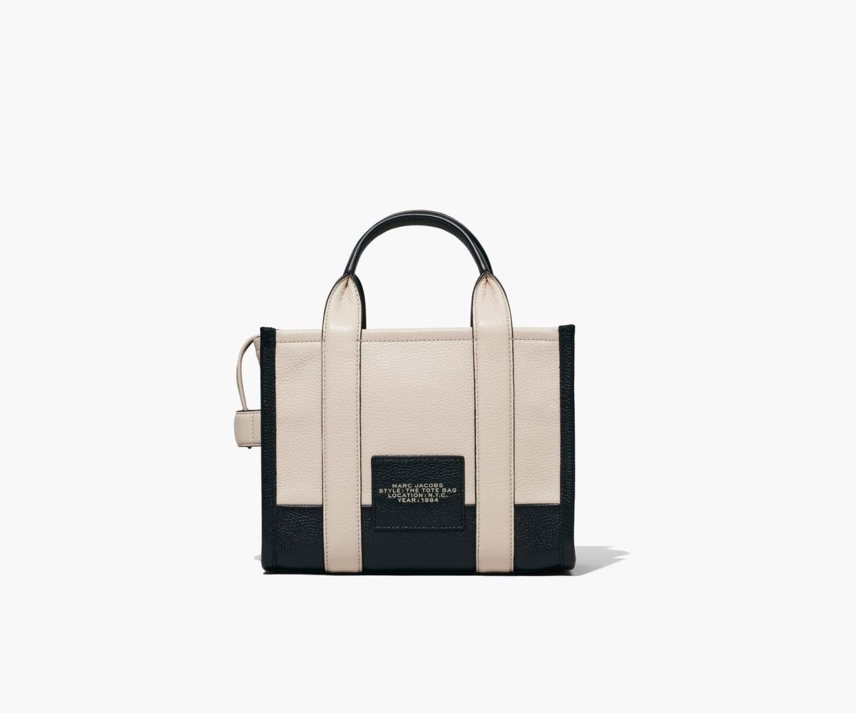 Marc Jacobs Colorblock Mini Tote Bag Ivory Multi | RPV-715869