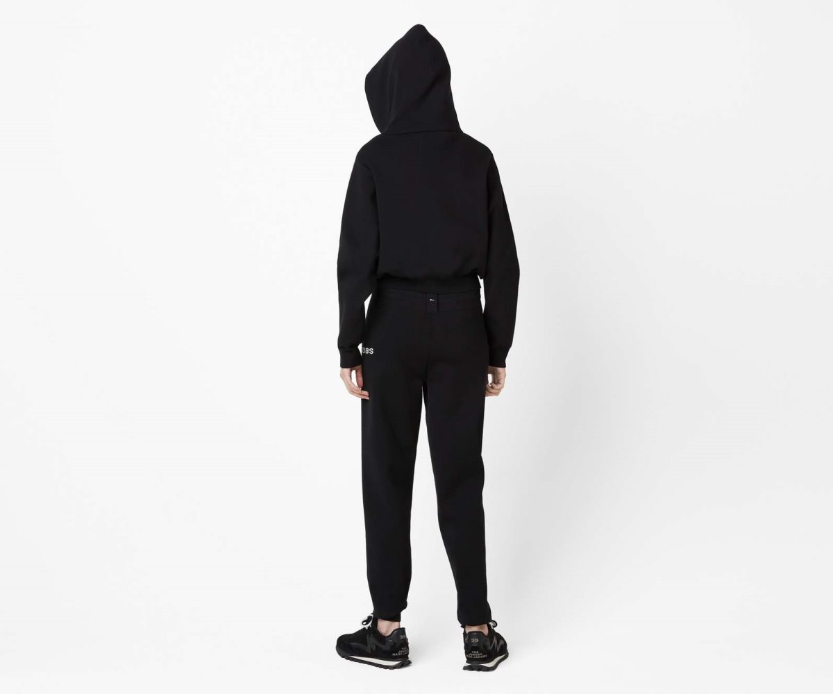 Marc Jacobs Cropped Zip Hoodie Black | IQY-016243