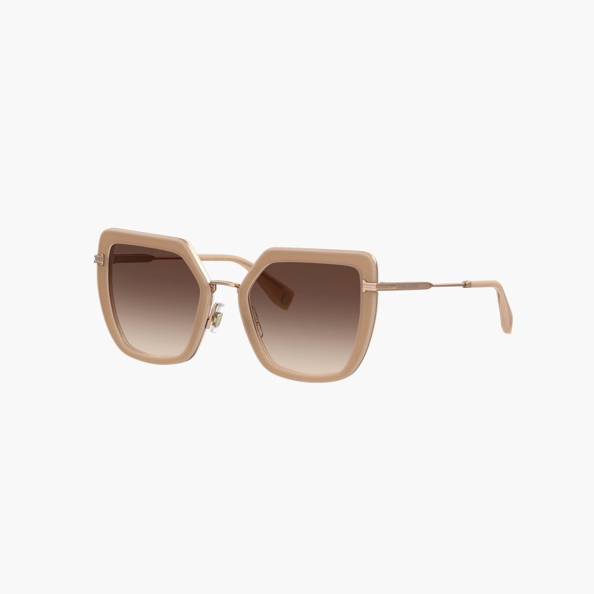 Marc Jacobs Icon Oversized Butterfly Sunglasses Nude/Gold | KYU-307198