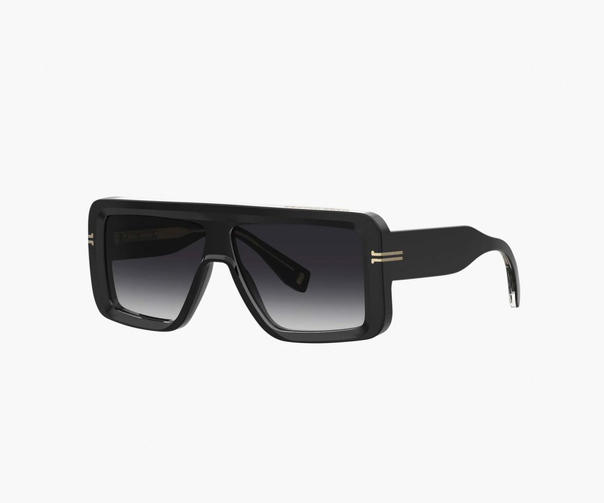 Marc Jacobs Icon Rectangular Sunglasses Black | SRZ-273516