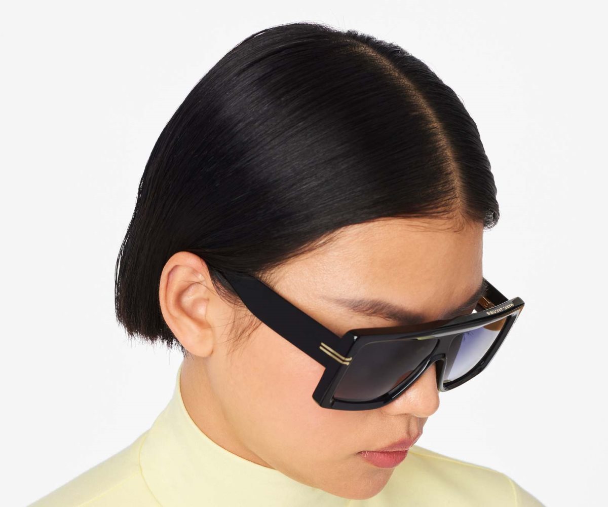 Marc Jacobs Icon Rectangular Sunglasses Black | SRZ-273516