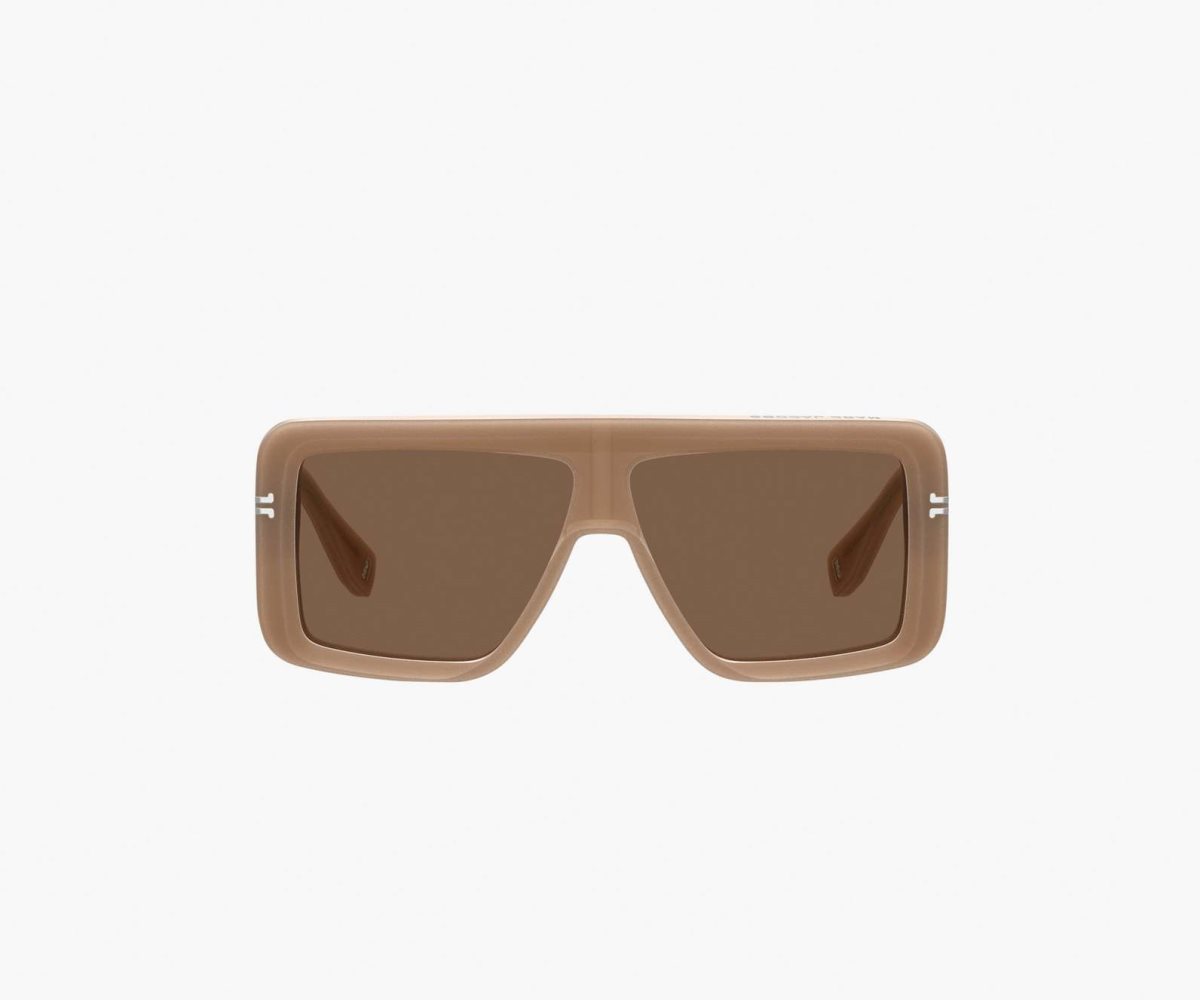 Marc Jacobs Icon Rectangular Sunglasses Nude | ZIM-731254