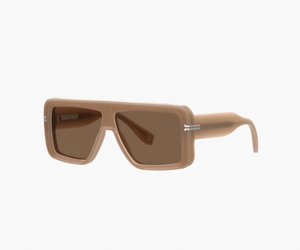 Marc Jacobs Icon Rectangular Sunglasses Nude | ZIM-731254