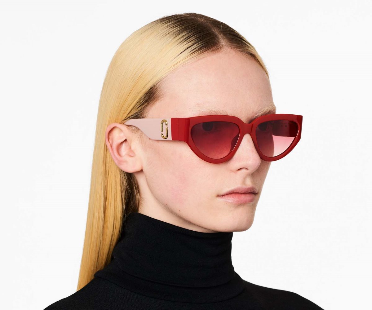 Marc Jacobs J Marc Cat Eye Sunglasses Red | ELA-523819