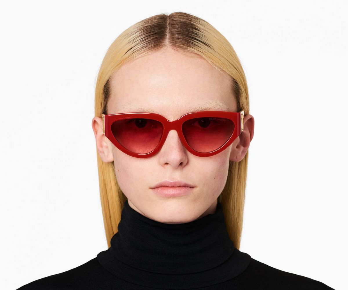 Marc Jacobs J Marc Cat Eye Sunglasses Red | ELA-523819