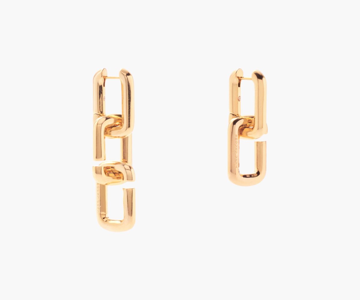 Marc Jacobs J Marc Chain Link Earrings Gold | BCO-586329