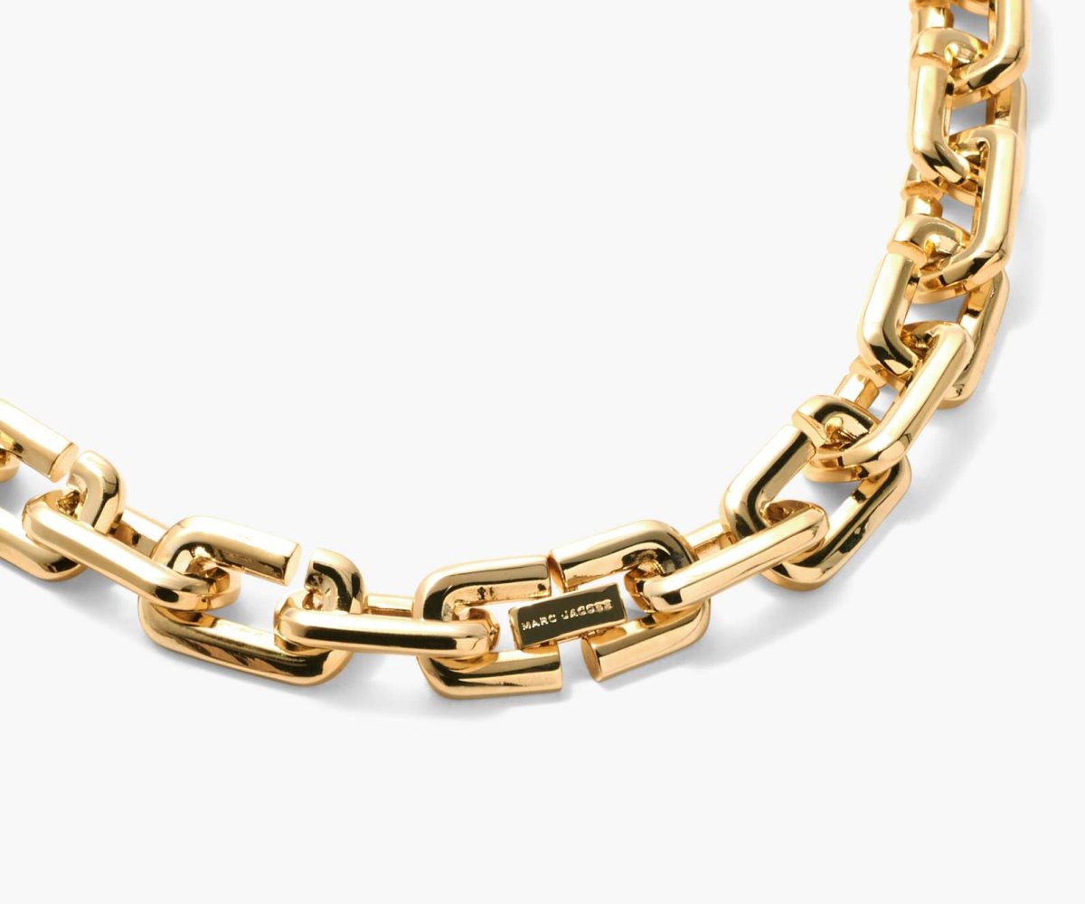 Marc Jacobs J Marc Chain Link Necklace Gold | YGZ-287301