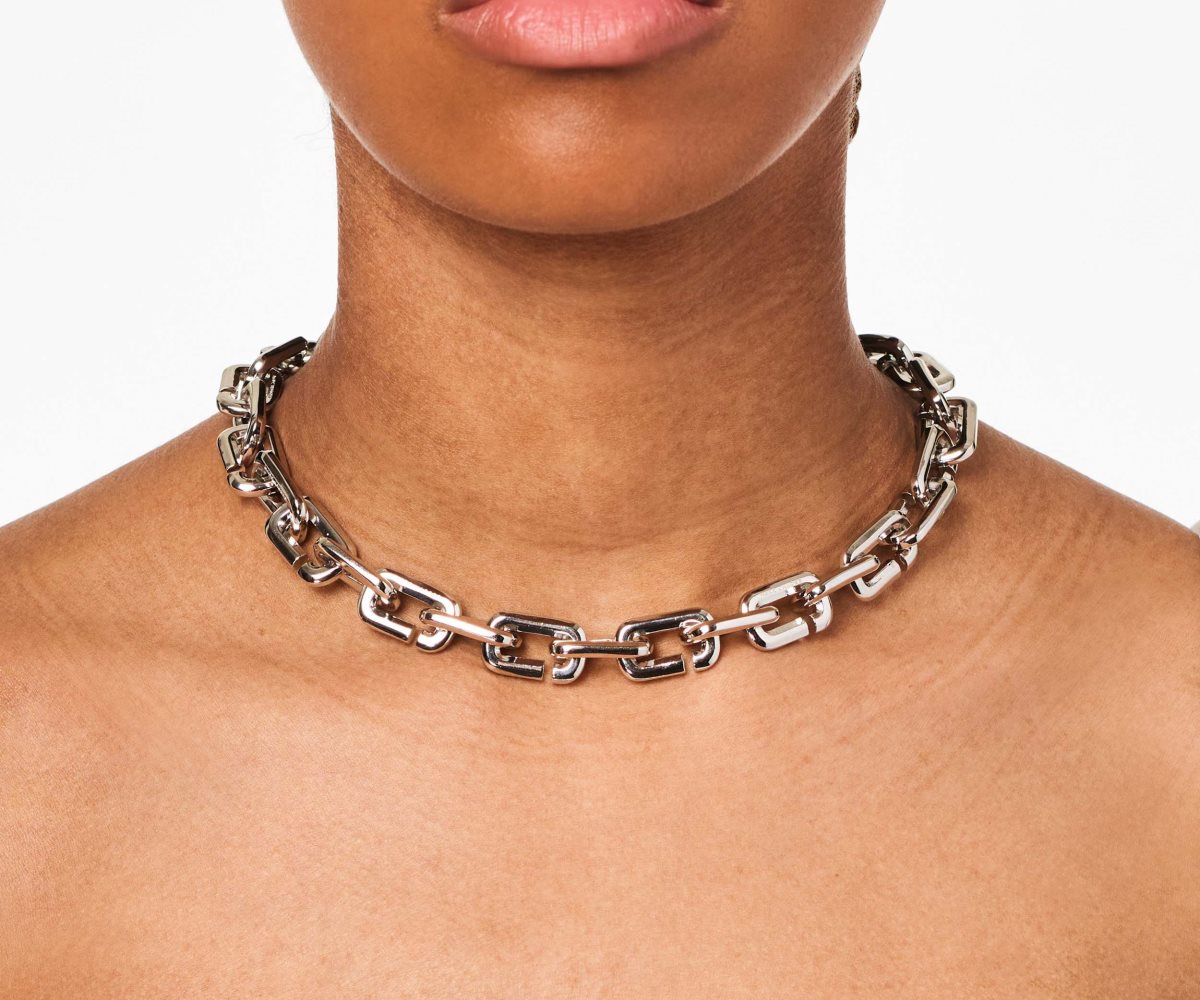 Marc Jacobs J Marc Chain Link Necklace Silver | ADK-415976