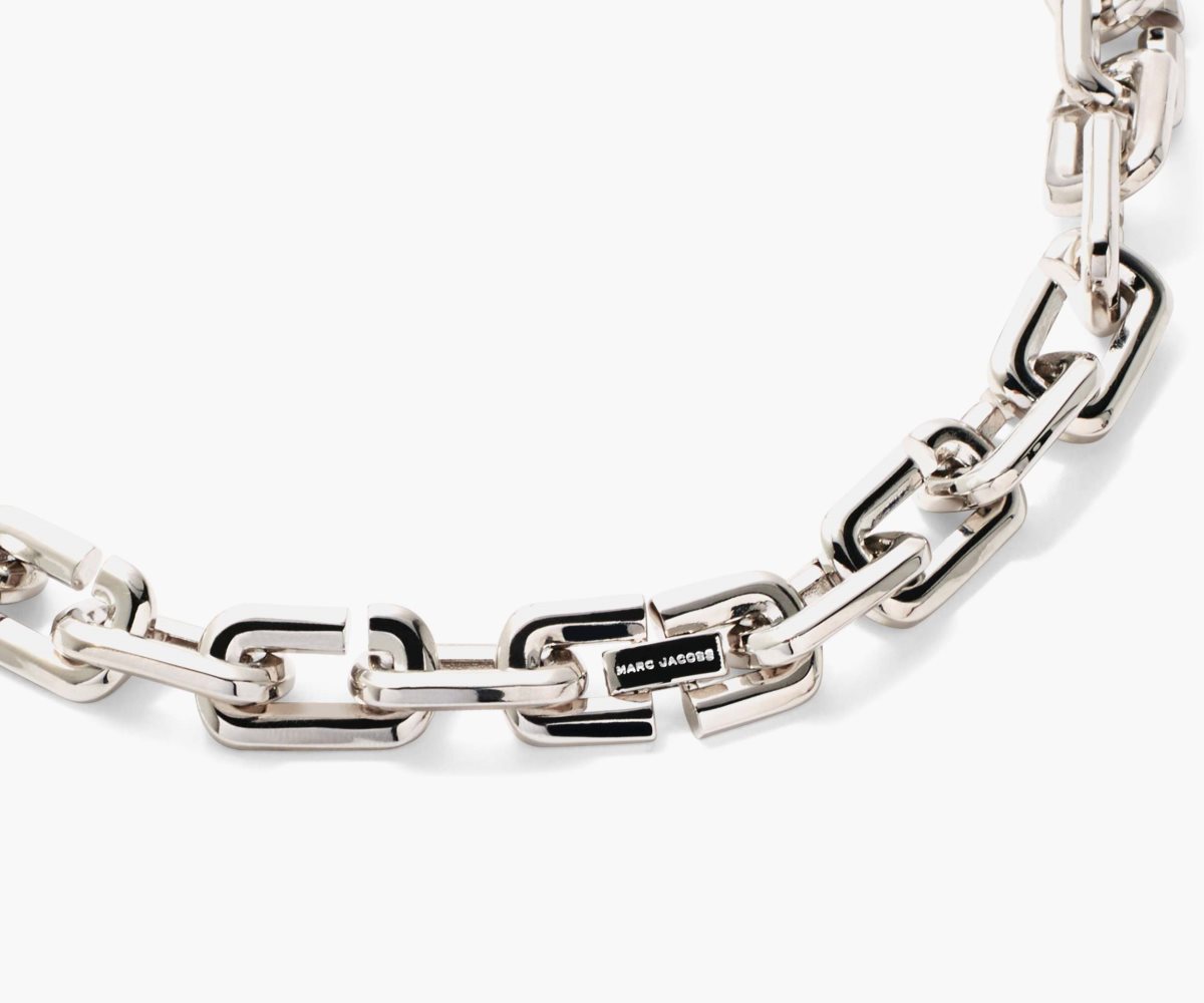 Marc Jacobs J Marc Chain Link Necklace Silver | ADK-415976