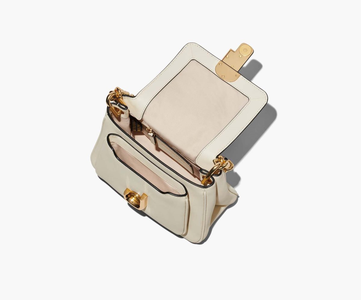 Marc Jacobs J Marc Chain Mini Satchel New Cloud White | EAX-415897