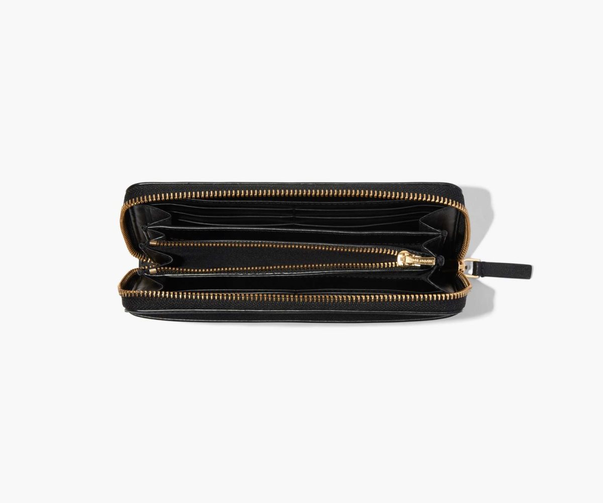 Marc Jacobs J Marc Continental Wallet Black | XPL-576901