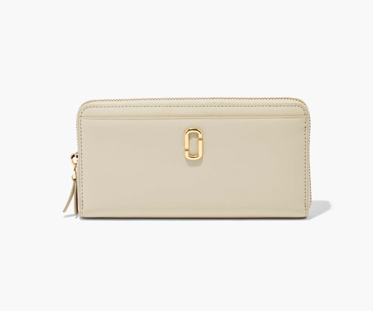 Marc Jacobs J Marc Continental Wallet Cloud White | NEW-645190