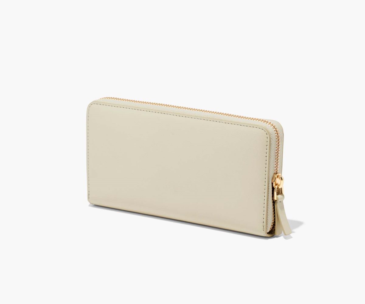 Marc Jacobs J Marc Continental Wallet Cloud White | NEW-645190