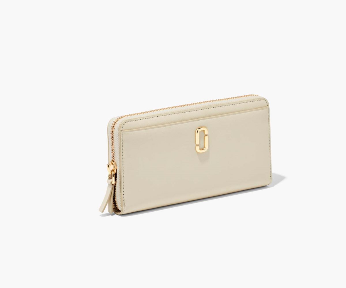 Marc Jacobs J Marc Continental Wallet Cloud White | NEW-645190