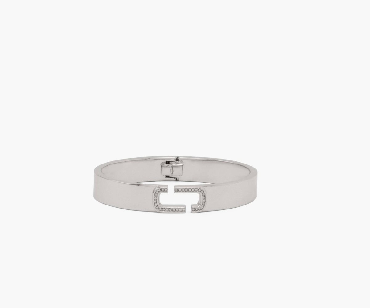 Marc Jacobs J Marc Crystal Bangle Crystal/Silver | EKH-584732