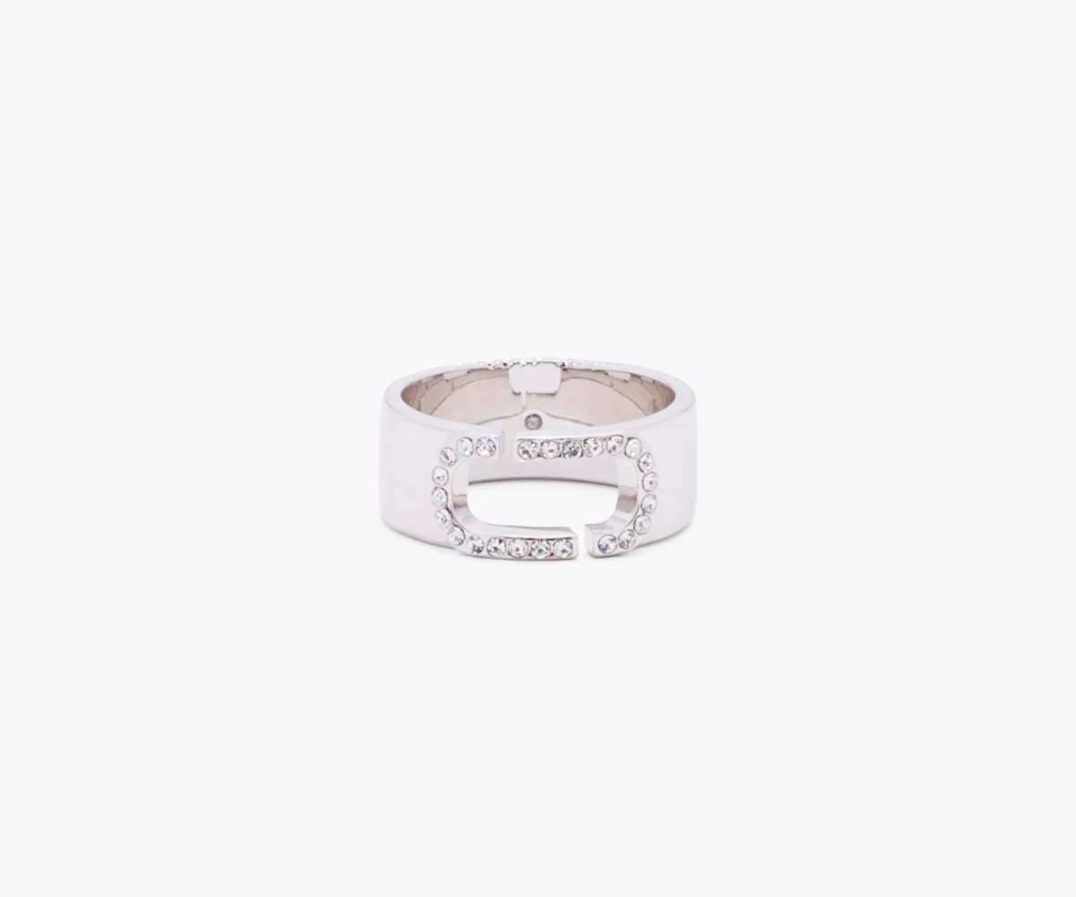 Marc Jacobs J Marc Crystal Ring Crystal/Silver | WIL-632840