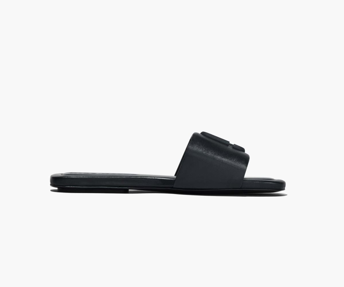 Marc Jacobs J Marc Leather Sandal Black | HKA-928374