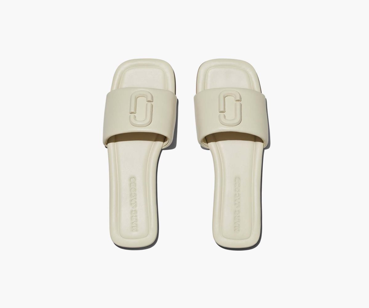 Marc Jacobs J Marc Leather Sandal Cloud White | LND-563829