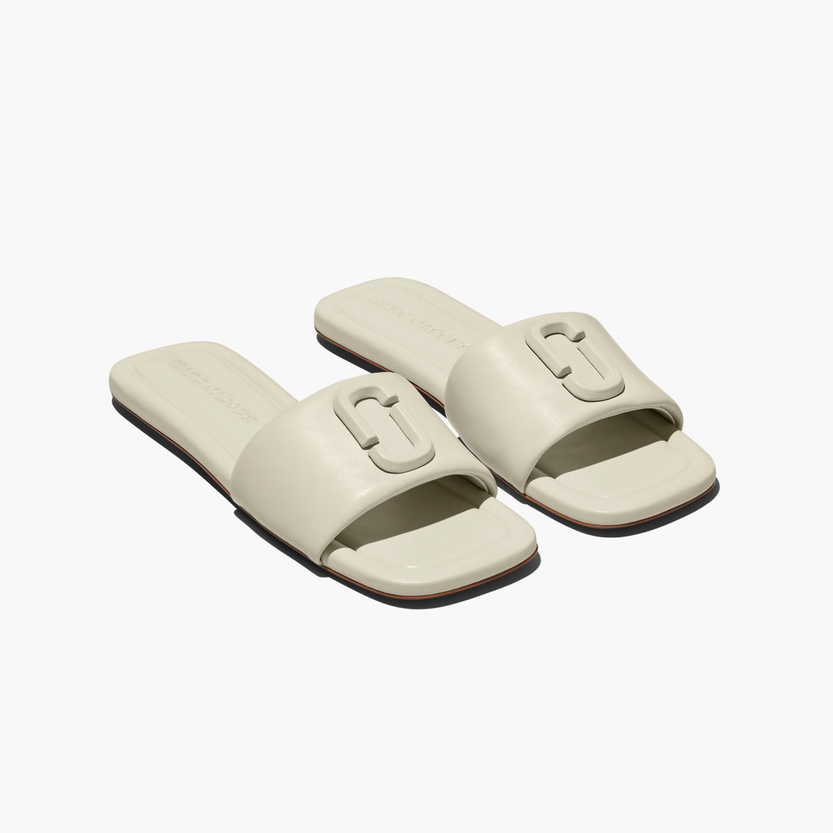 Marc Jacobs J Marc Leather Sandal Cloud White | LND-563829