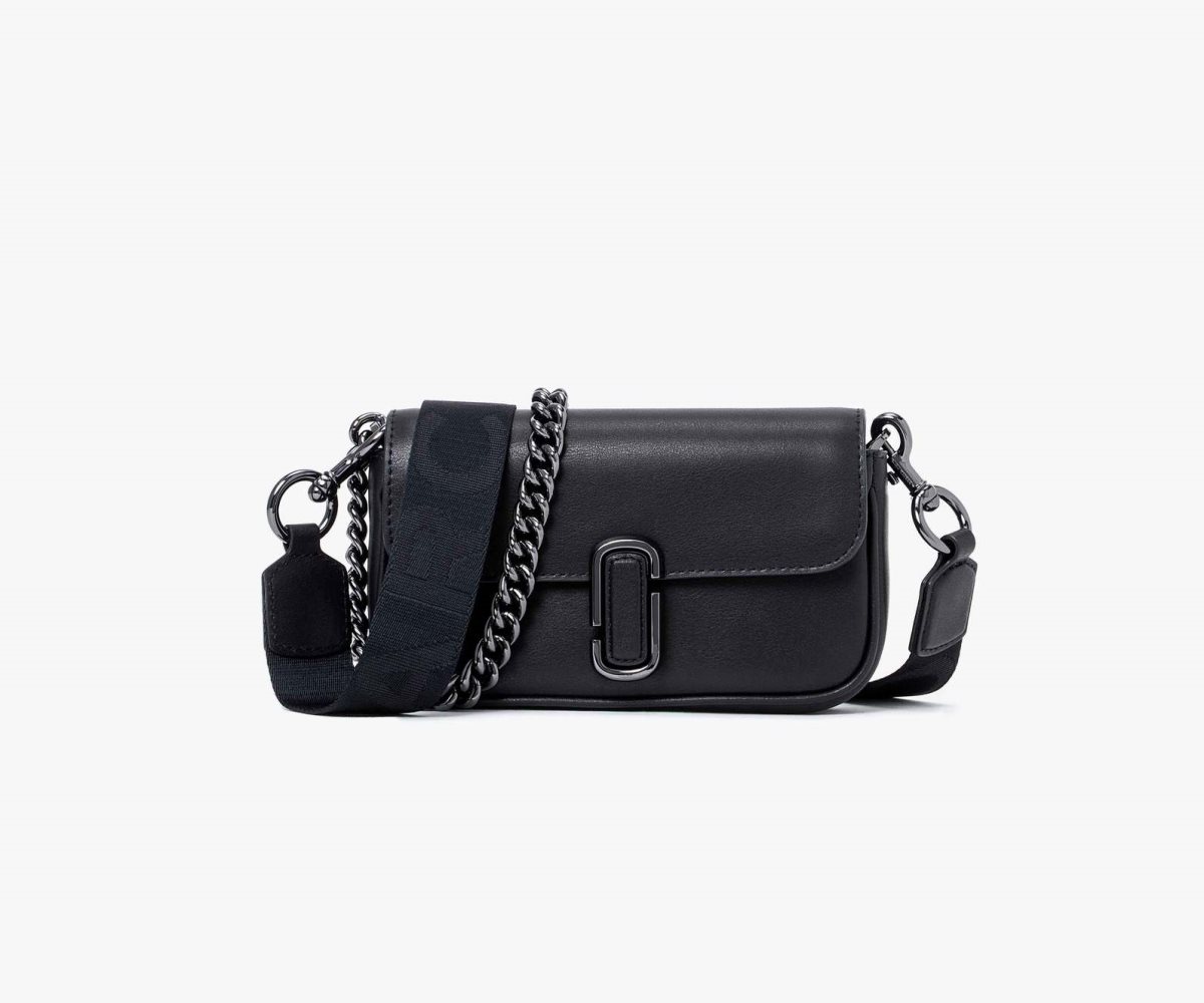 Marc Jacobs J Marc Mini Bag Black/Gunmetal | CJS-538406