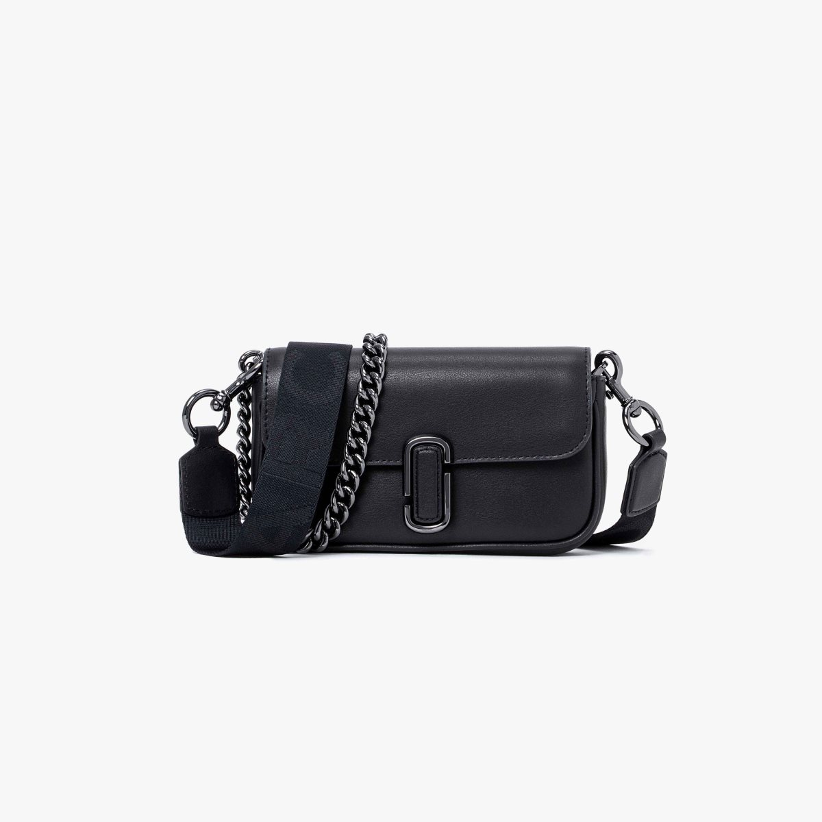 Marc Jacobs J Marc Mini Bag Black/Gunmetal | CJS-538406