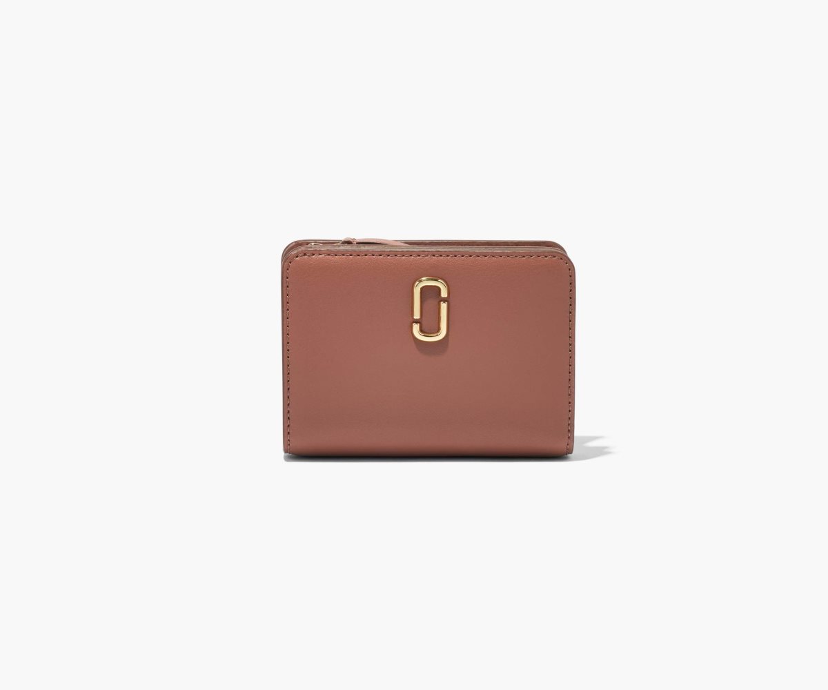 Marc Jacobs J Marc Mini Compact Wallet Argan Oil | LQU-942703