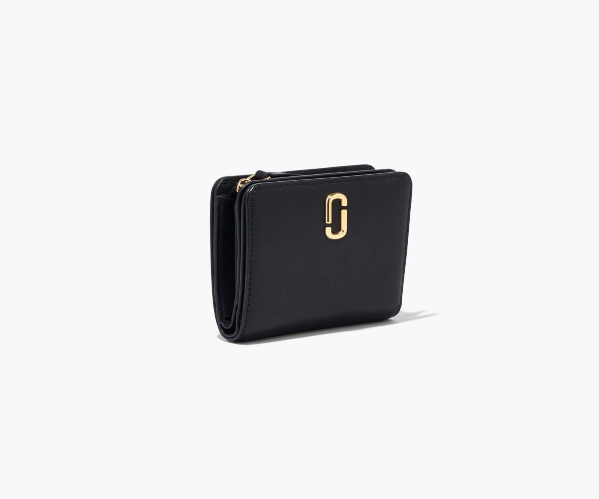 Marc Jacobs J Marc Mini Compact Wallet Black | SDH-528964