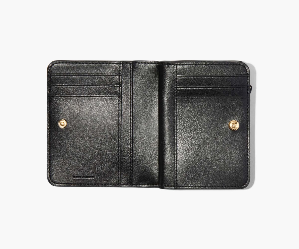 Marc Jacobs J Marc Mini Compact Wallet Black | SDH-528964