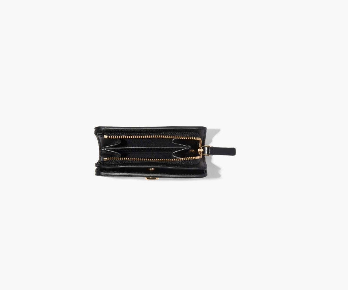 Marc Jacobs J Marc Mini Compact Wallet Black | SDH-528964