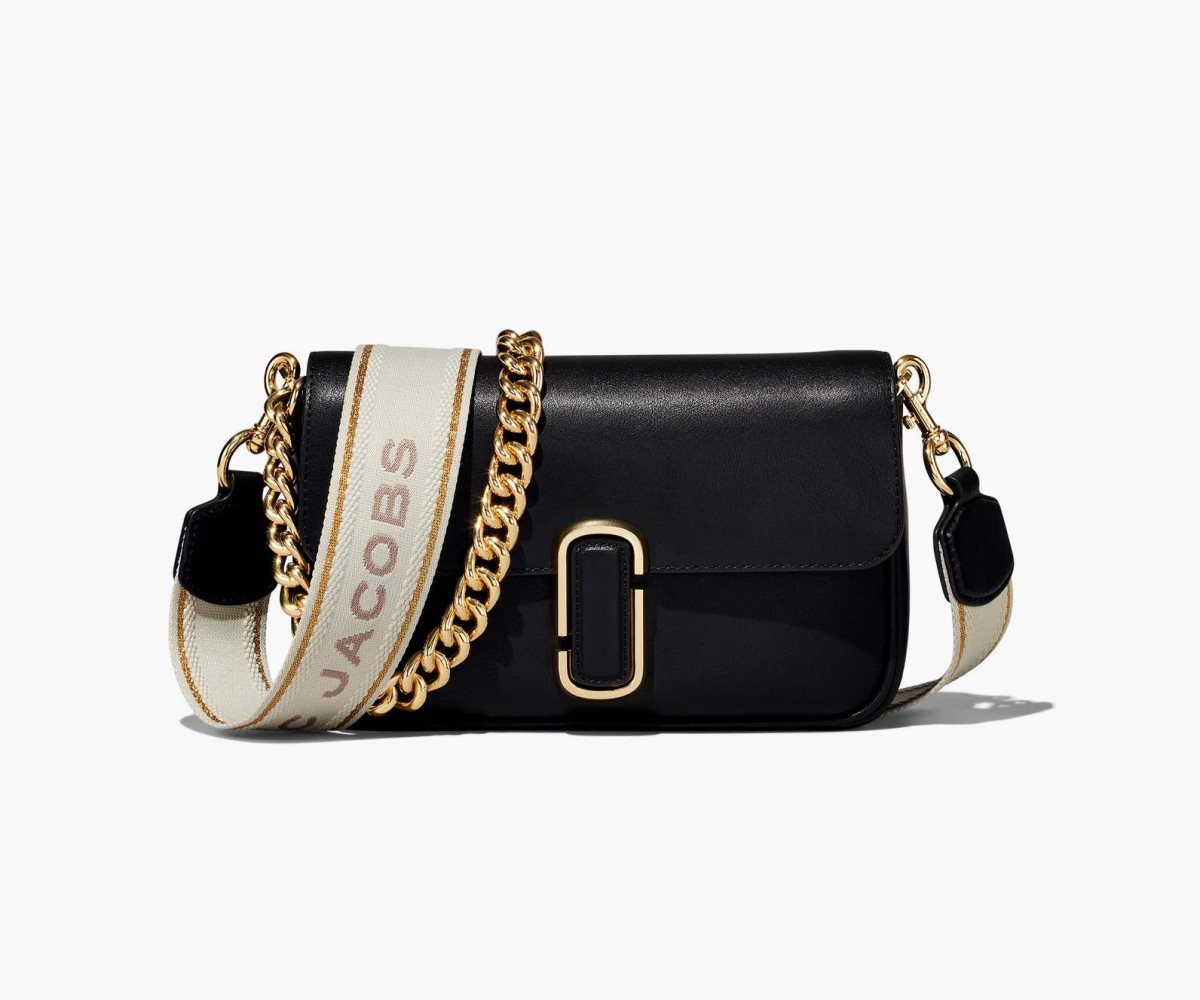 Marc Jacobs J Marc Shoulder Bag Black | RWT-249861