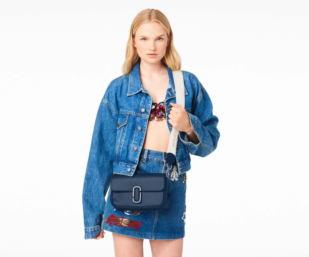 Marc Jacobs J Marc Shoulder Bag Blue Sea | YJH-249701