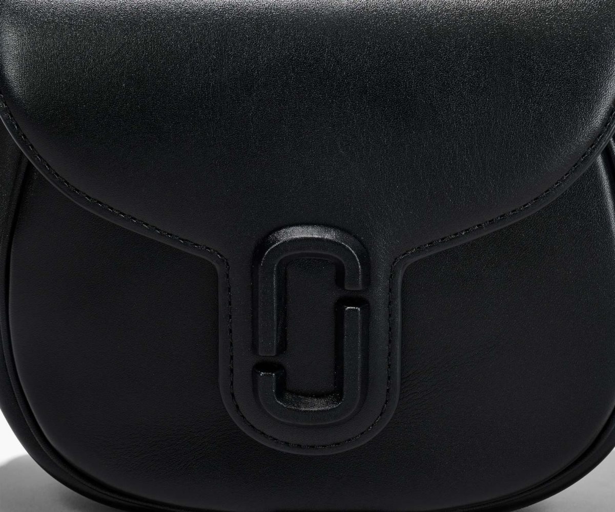 Marc Jacobs J Marc Small Saddle Bag Black | JWX-172459