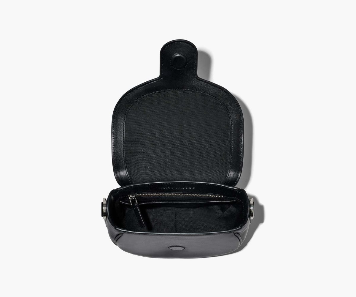Marc Jacobs J Marc Small Saddle Bag Black | JWX-172459
