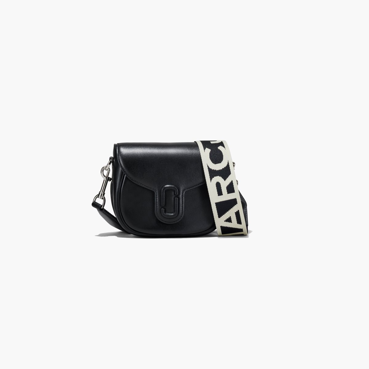 Marc Jacobs J Marc Small Saddle Bag Black | JWX-172459