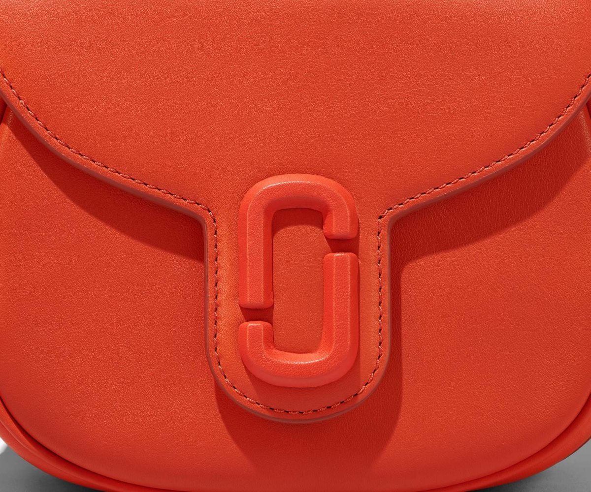 Marc Jacobs J Marc Small Saddle Bag Electric Orange | NIV-014927