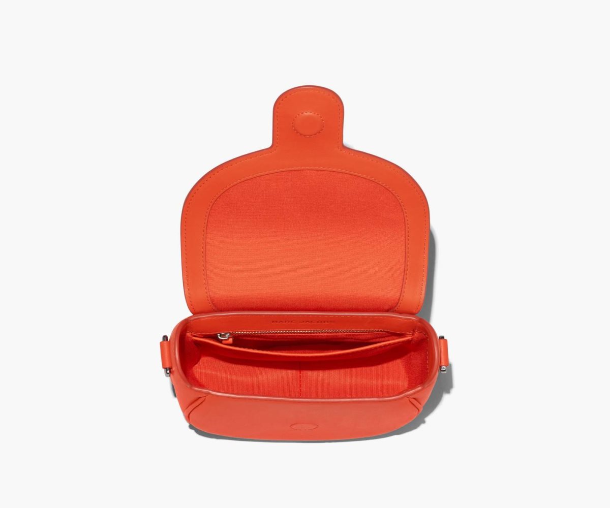 Marc Jacobs J Marc Small Saddle Bag Electric Orange | NIV-014927