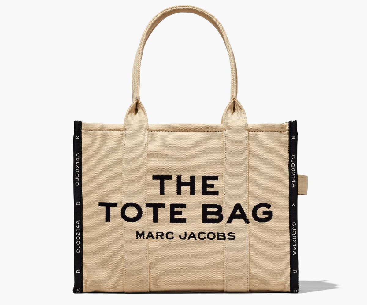 Marc Jacobs Jacquard Large Tote Bag Warm Sand | OGN-389472