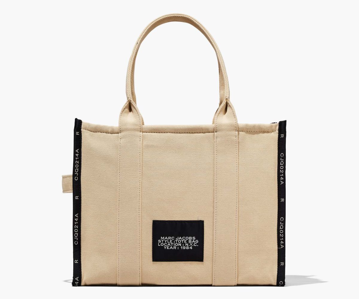 Marc Jacobs Jacquard Large Tote Bag Warm Sand | OGN-389472