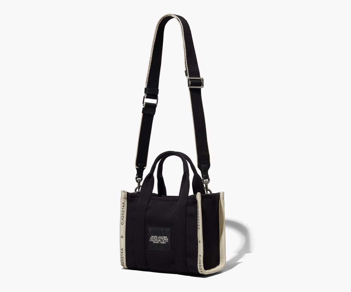 Marc Jacobs Jacquard Mini Tote Bag Black | WMQ-389604